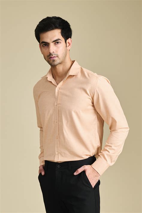 Buy Mens Apricot Partywear shirts | Beyours