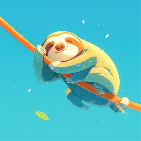 Image result for Sloth On Zip Line