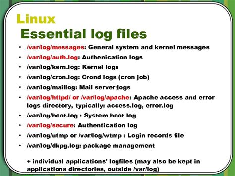 Image result for Linux Log Format
