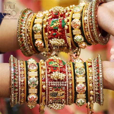 Bridal Bangles Sets- Bangles For Wedding – Taj Bridal Store