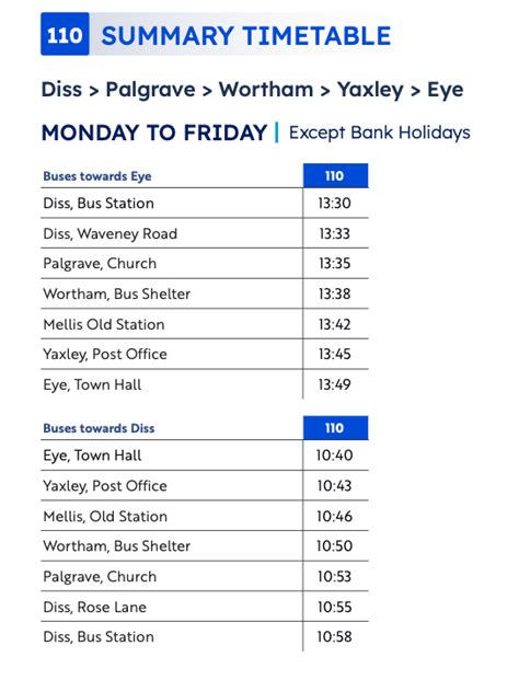 Bus Timetables Local Bus Services 的图像结果