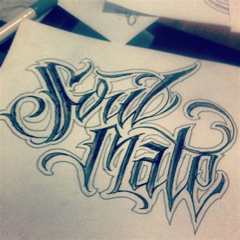 Image result for Script Tattoo Lettering