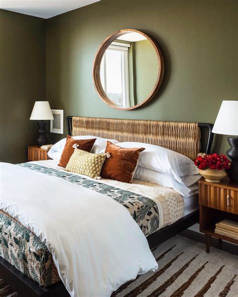 olive green bedroom inspiration