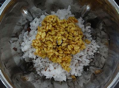 Hasi menthe thambli recipe | How to make menthya tambli | methi seeds ...