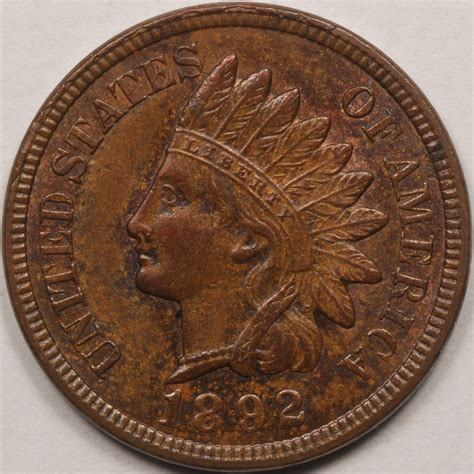 1892 INDIAN HEAD CENTS