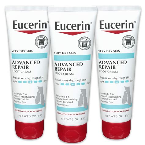 Amazon.com : Eucerin Advanced Repair Foot Cream for Dry Feet and Heels ...