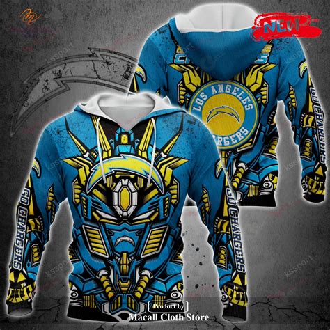 NFL Football LOS ANGELES CHARGERS New Transformer 2023 Hoodie ...