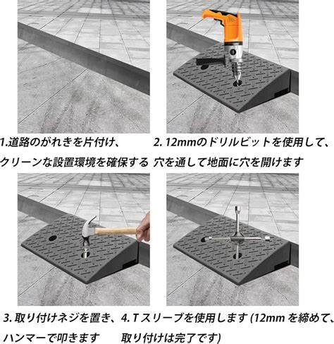 LMAHAP Rubber Curb Ramp, Rubber Driveway Ramps, Ideal for India | Ubuy