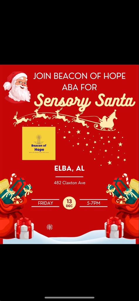 Beacon Of Hope ABA Sensory Santa- Elba Al , 482 Claxton Ave Elba Al ...