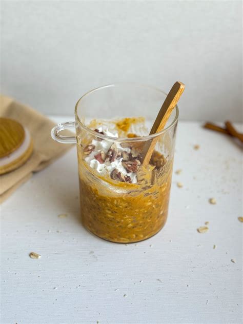 Pumpkin Pie Overnight Oats - My Protein Pantry