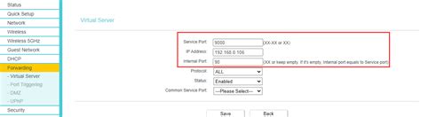 Port forwarding: how to set up virtual server on TP-Link wireless router?