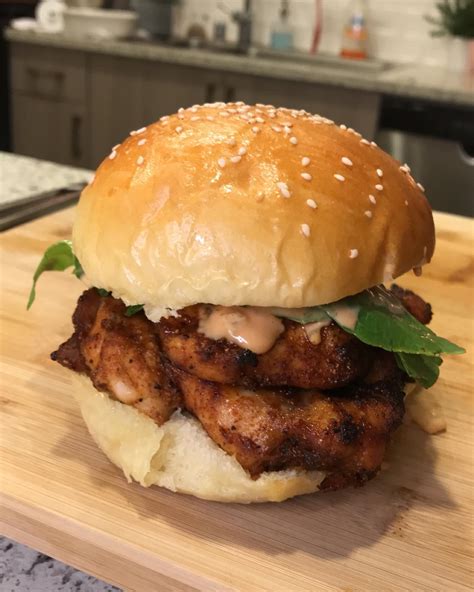 [homemade] chicken sandwich : r/food
