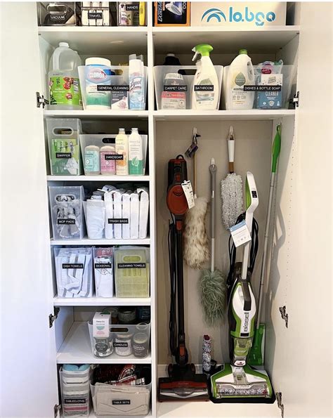 Pin by Eliza on Organizing | House organisation, Cleaning closet ...
