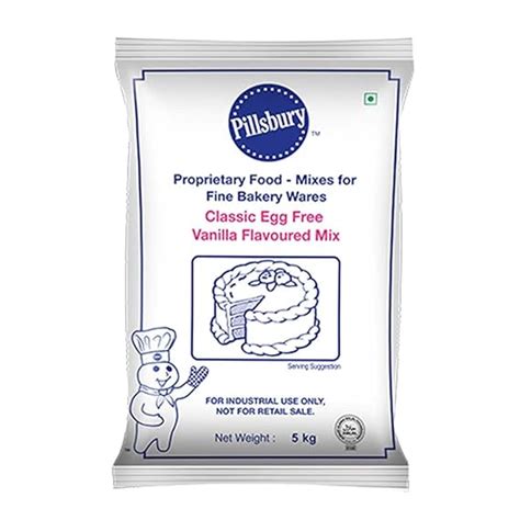 Pillsbury Classic Egg free Vanilla Cake Mix 5 kg – Bakeworld Retails ...