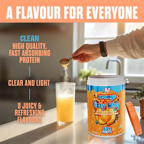 FIZZY WHEY ORANGE + SHAKER