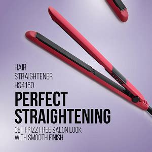 Havells HS4150 Ceramic Plates Hair Straightener with Digital Display ...