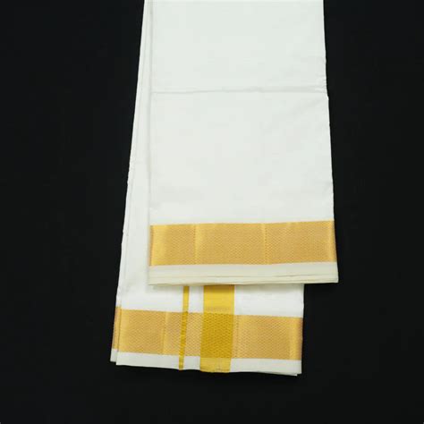 Hayagrivas Handloom 10*6 Pure Silk Dhothi 100 Kan KBE635F8-1 ...