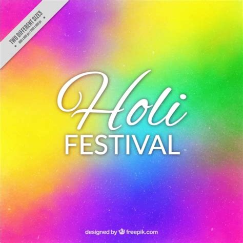 Fundo colorido no estilo do vintage para o festival de Holi | Vetor Grátis
