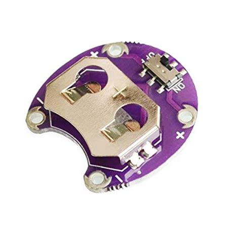 LilyPad CR2032 Coin Cell Battery Holder – Robocraze