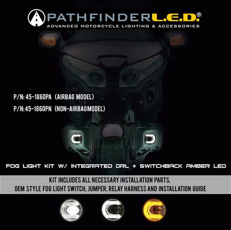 GL1800 LED Fog Light with DRTS (2001-2010) - AdMore Lighting Inc.