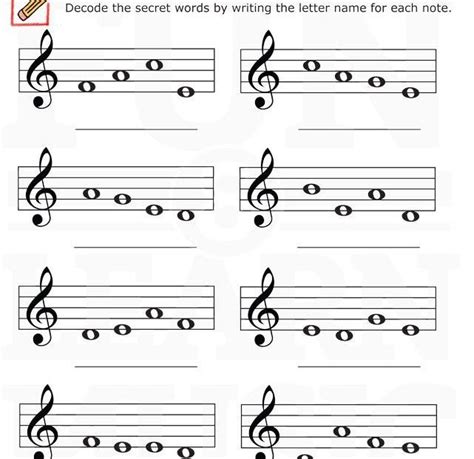 music notes worksheets for kids | Free Music Worksheets Blog Worksheets ...