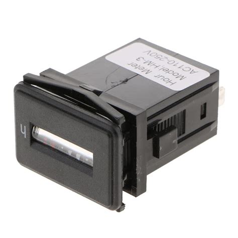 Mechanical Hour Meter Professional Engine Hourmeter AC110-250V for ...