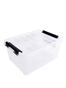Lock & Lock Inplus Easy Clip Storage Box, 15 litres, Transparent ...