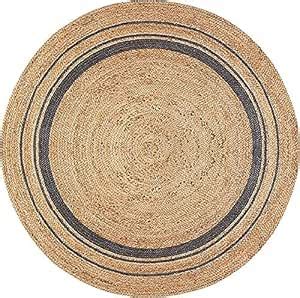 Buy Beautiful Hommies Jute Natural Fibers, Braided Reversible Rug for ...