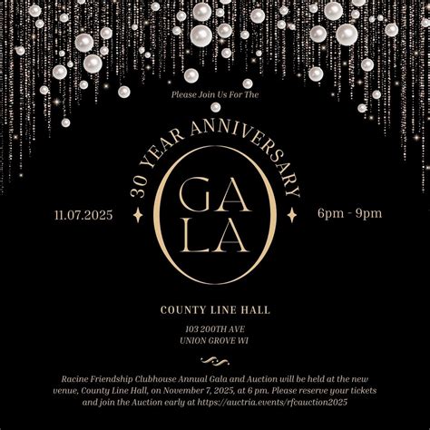 30th Anniversary Gala, 2000 17th St, Racine, WI, United States ...