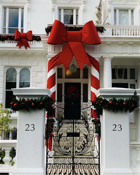 Festive Christmas Front Door Decor