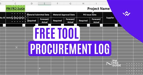 Image result for Procurement Tracking Log