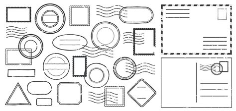 Stamp Outline Vector 的图像结果