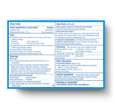 Claritin D 12 Hour