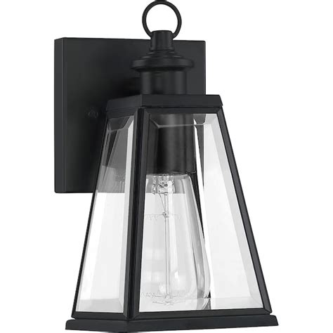 Quoizel Paxton 1-Light 9-in H Matte Black Outdoor Wall Light PAX8305MBK ...