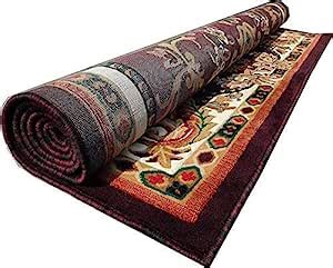 Buy Pc Carpet Contemporary Floral Brown Carpets for Living Room,Dining ...