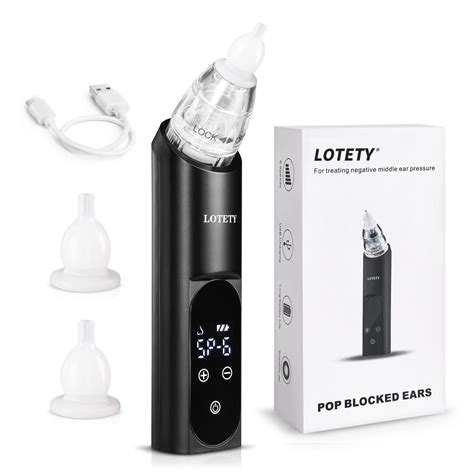 LOTETY Eustachian Tube Unclogger - Ear Pressure Relief Device for Flying & Diving, Unblock ...