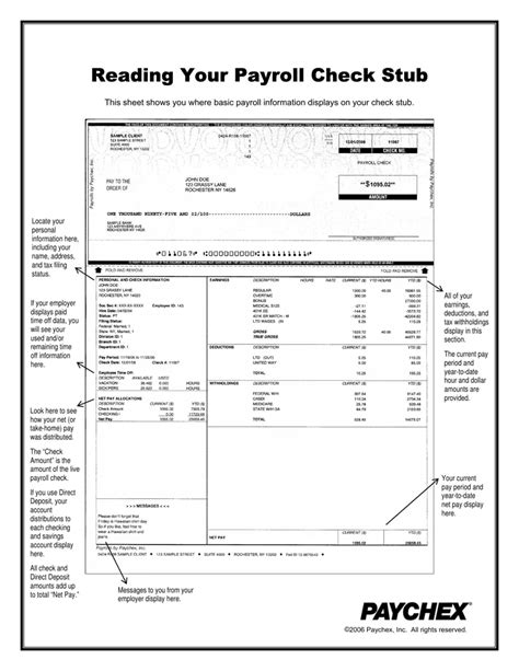 Paychex Paystub ≡ Fill Out Printable PDF Forms Online