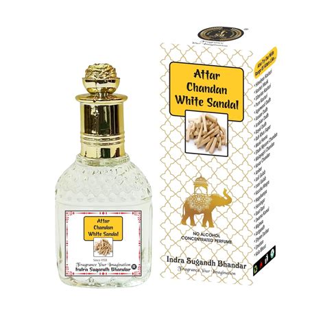 INDRA SUGANDH BHANDAR Attar For Men|Women White Sandal|Chandan Natural ...