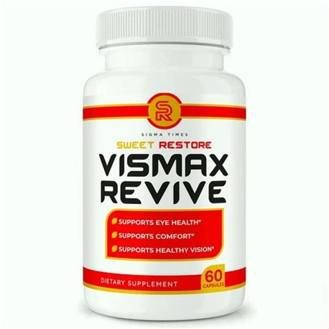 Sigma times Vismax Revive, Advanced Eye Supplement for Clear and India ...
