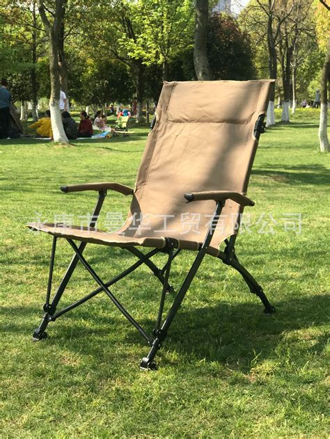 新款户外高靠背折叠椅 便携舒适靠背休闲沙滩扶手椅 野营钓鱼椅-阿里巴巴