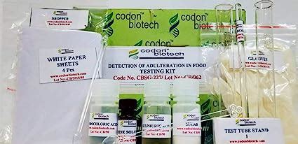 Food Adulteration Detection Kit