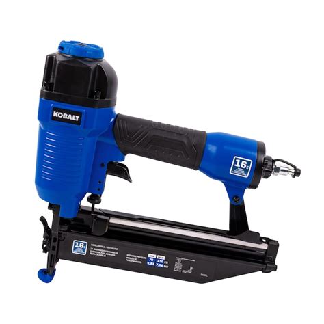 Kobalt Nailer 2-1/2-in 16-Gauge Pneumatic Straight Finish Nailer ...