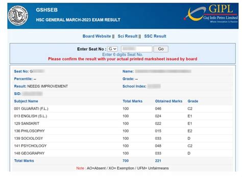 GSEB HSC Arts Result 2026 at gseb.org, Check Gujarat Board Std 12 Arts ...
