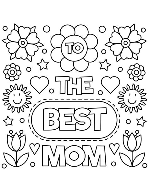Free Mother's Day Coloring Pages (Printables) for Kids - Happy Toddler ...