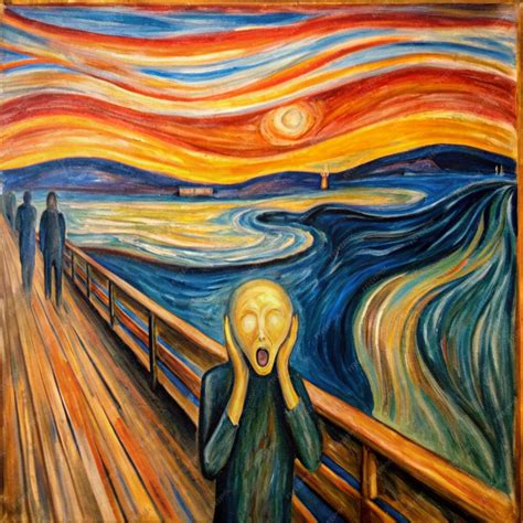 The scream by munch the scream by edvard munch 1893 cardboard oil ...