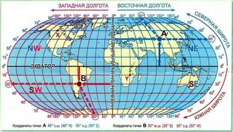 Как определить широту и долготу на карте? — Природа Мира