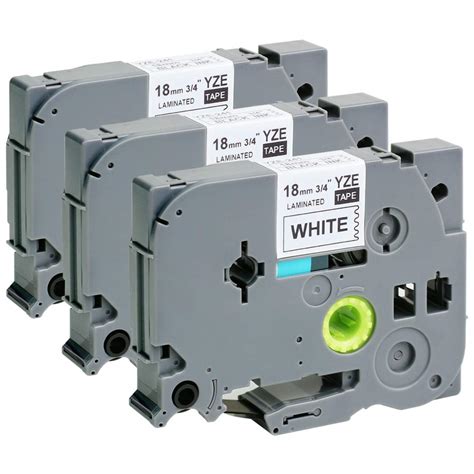 Compatible Label Tape Replacement for Brother P Touch Label Tape TZe ...