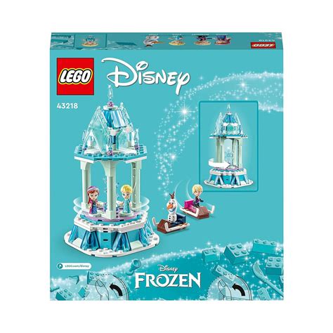 Buy LEGO Disney Anna and Elsa’s Magical Carousel Building Kit for Ages ...