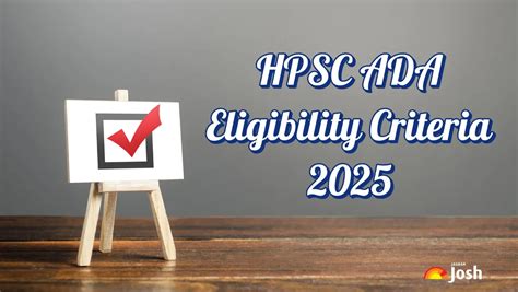 HPSC ADA Eligibility Criteria 2025: Age Limit and Educational Qualification