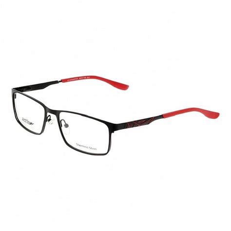 Buy Blue Shield (Zero Power) Computer Glasses: Full Rim Rectangle Black ...